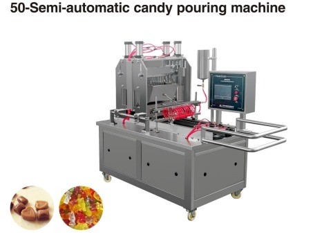 Dispensador de fabricación de caramelos de máquina completa para la producción de caramelos duros/lollipop/gummy pequeños