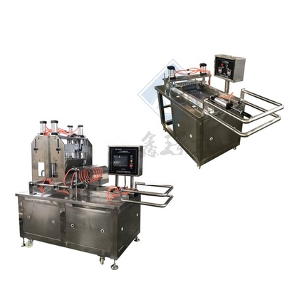 500 KG Máquina de fabricación de caramelo de goma blanda y jalea de caramelo totalmente automática Equipo de depósito