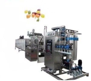 500 KG Máquina de fabricación de caramelo de goma blanda y jalea de caramelo totalmente automática Equipo de depósito