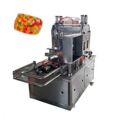 Máquina para hacer caramelos de goma de acero inoxidable para caramelos de fresa y cerezo de gelatina blanda