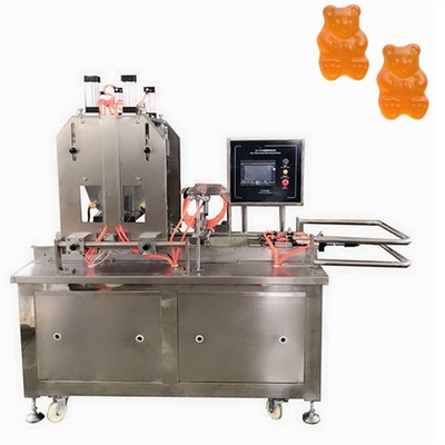 Máquina para hacer caramelos de goma de acero inoxidable para caramelos de fresa y cerezo de gelatina blanda