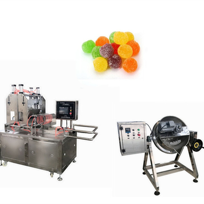3kw de arándanos naranja sandía goma máquina para hacer caramelos de jalea estado de la técnica