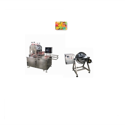 Máquina para hacer dulces de goma de frijoles blandos de 50 kg / h 1.5KW para una producción rápida y fácil