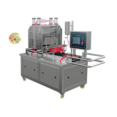 Máquina para hacer dulces de goma de frijoles blandos de 50 kg / h 1.5KW para una producción rápida y fácil