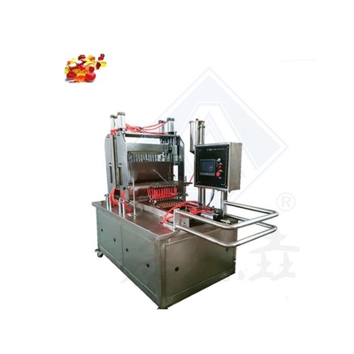 Máquina de fabricación de caramelos gomosos de alta productividad para fresas Osos Manzanas Alto rendimiento