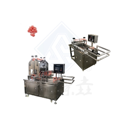 Máquina de fabricación de caramelos gomosos de alta productividad para fresas Osos Manzanas Alto rendimiento