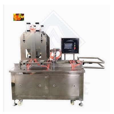Función de depósito Máquina de fabricación de caramelos industriales de frijoles con relleno de caramelos de jalea
