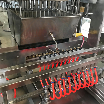 Función de depósito Máquina de fabricación de caramelos industriales de frijoles con relleno de caramelos de jalea