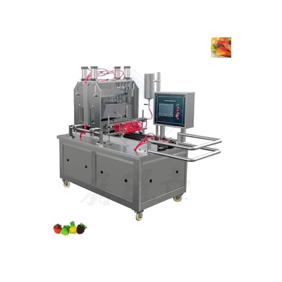 Fabricante de dulces blandos de alta productividad para hacer frijoles manzanas dulces gomosos