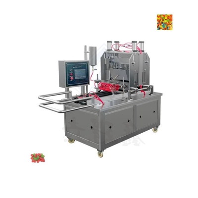 500 kg de capacidad anillos oso pizza goma de azúcar máquina de hacer caramelos para confitería a base de azúcar