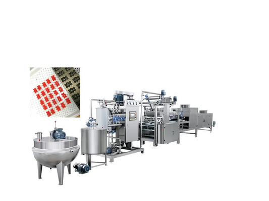 Máquina automática de fabricación de caramelos de menta gomosa multifuncional con materia prima de pectina