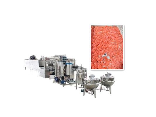 Máquina automática de fabricación de caramelos de menta gomosa multifuncional con materia prima de pectina
