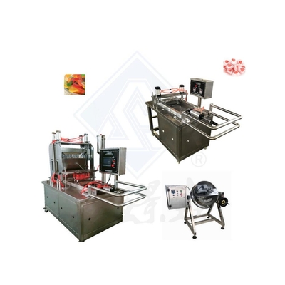 Tiendas de alimentos y bebidas Máquina para hacer caramelos de goma dulce de gelatina de 50 kg / h con potencia de 3 kW