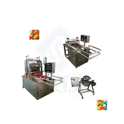 Máquina de depósito de caramelos gomosos de corazón de frijoles de acero inoxidable Línea de producción de caramelos de pectina