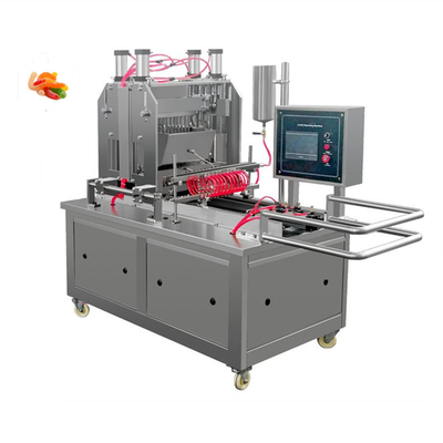 Máquina de depósito de caramelos gomosos de 20 a 50 kg/h con funcionamiento semiautomático y potencia de 3 kW