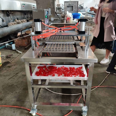 Máquina de producción automática de caramelo de gomitas aprobada por el CE para la aplicación de caramelo