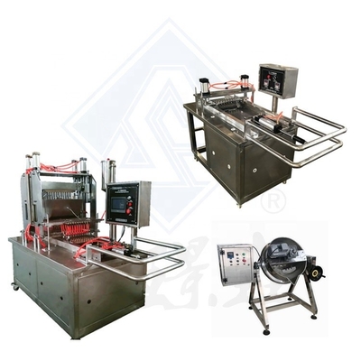 Máquina de producción automática de caramelos de goma comprobada con alta productividad