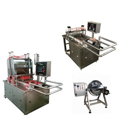 Máquina de producción de caramelos de goma comercial de 220V para producción avanzada de 20-50 kg