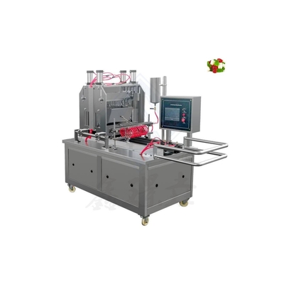Máquina semiautomática para hacer caramelos de gomita de jalea blanda 50 kg/h en 1900*900*1620mm Tamaño