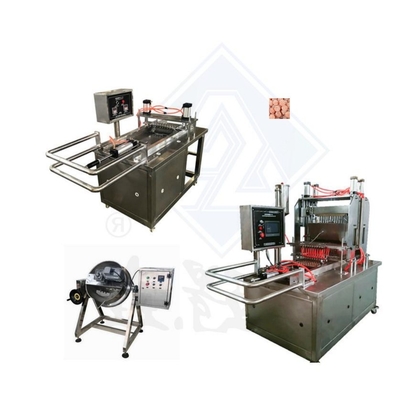 Máquina de fabricación de caramelos de goma de gelatina industrial a base de azúcar para la producción