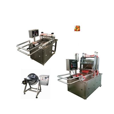 Alta productividad 50 kg/h Pectina oso máquina de goma de depositar gelatina goma de caramelo máquina de hacer 3kw