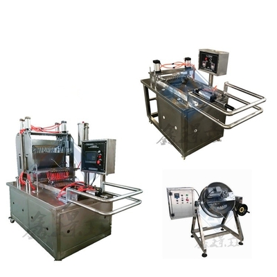 Máquina automática de caramelo de goma eléctrica industrial de 500 kg para la confección de jalea y caramelo duro