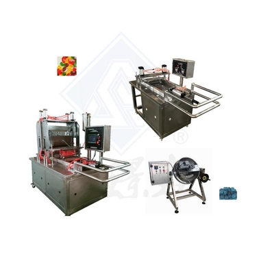 Máquina para hacer caramelos de goma de doble color