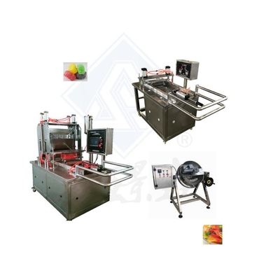500 kilos de gomitas comerciales depositando gelatina gomita de caramelo máquina de fabricación para el rendimiento