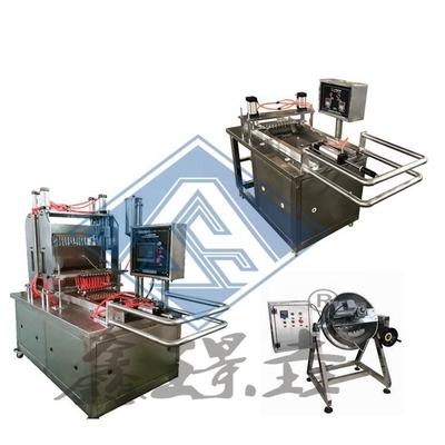 Máquina automática para hacer dulces de goma de jalea suave para hacer dulces de pectina a un precio asequible