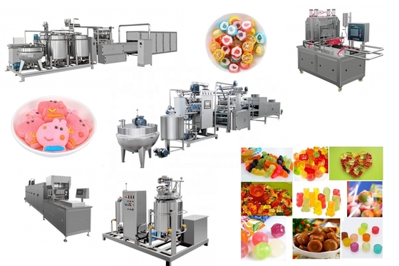 Máquina automática para hacer dulces de goma de jalea suave para hacer dulces de pectina a un precio asequible