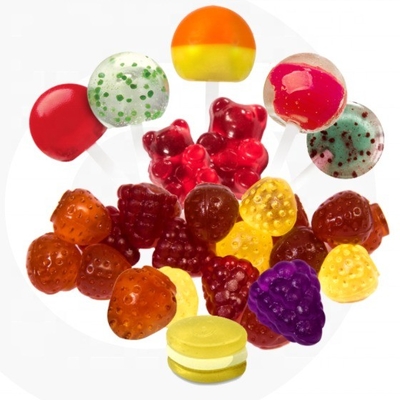 Máquina de caramelos de jalea dura / blanda de sabor múltiple y pequeño personalizable para caramelos y más
