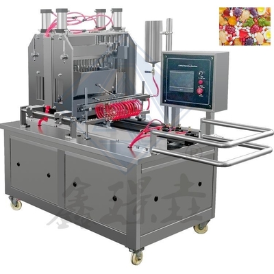 Máquina automática para hacer dulces duros de acero inoxidable fácil de limpiar 1900*980*1700mm