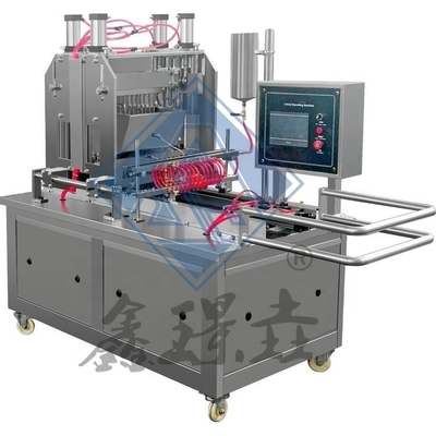 Máquina semiautomática para verter caramelos blandos para el depositador de caramelos gomosos