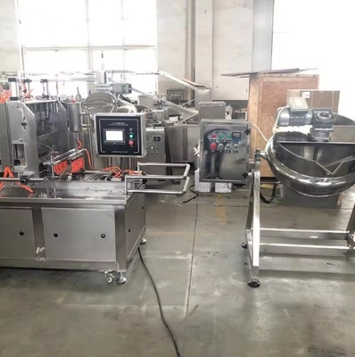 Máquina semiautomática para verter caramelos blandos para el depositador de caramelos gomosos