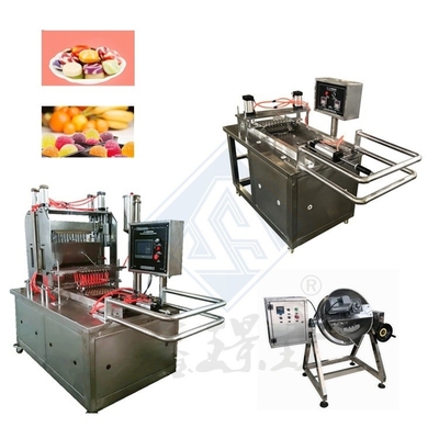1.5KW/220V Máquina de fabricación de goma para la producción de dulces de azúcar duro totalmente automática