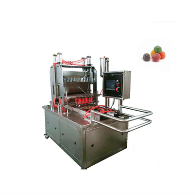 Materia prima Pectina jalea blanda caramelo gomoso máquina de depósito de caramelos para los osos de línea frijoles
