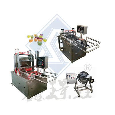 Máquina semiautomática para verter caramelos para caramelos blandos y duros con base en fructosa