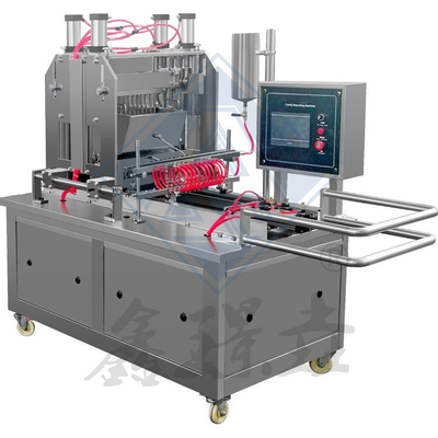 Línea de producción de caramelo de gel con servovertido semiautomático y materia prima de pigmento