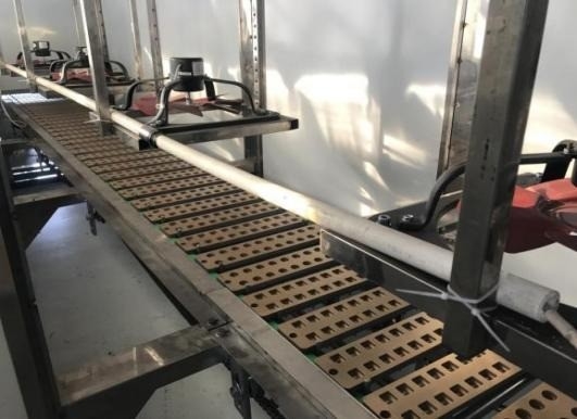 Línea de producción de caramelo de gel con servovertido semiautomático y materia prima de pigmento