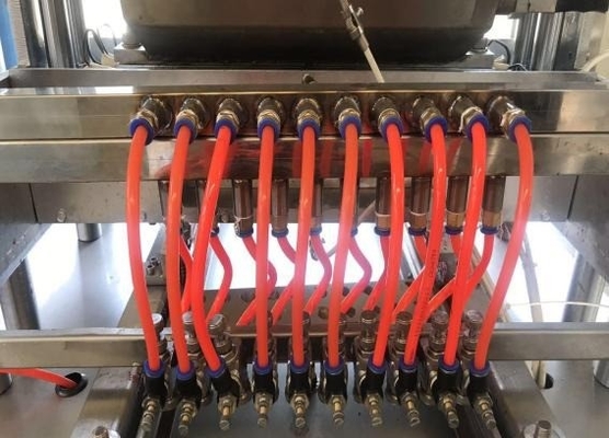 Línea de producción de caramelo de gel con servovertido semiautomático y materia prima de pigmento